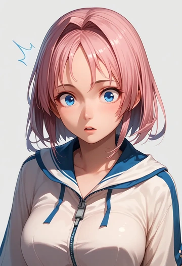 kantai_collection,shiranui_(kancolle),crop hoodie,shorts  - AI generated anime art