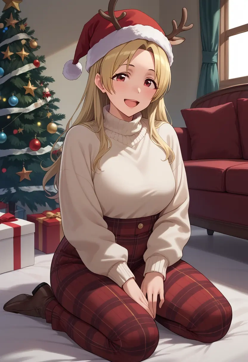 idolmaster,shirasaka_koume,Christmas  - 