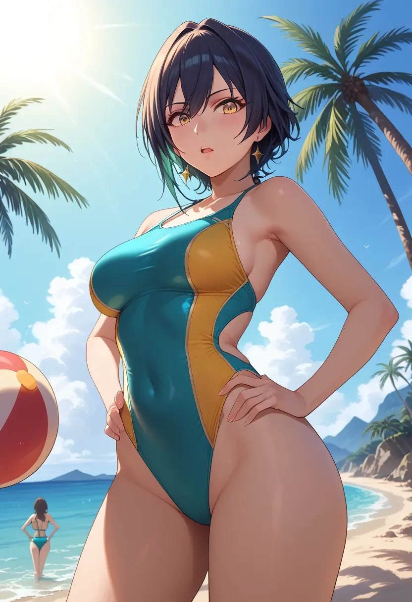 idolmaster,shirase_sakuya,bikini  - 