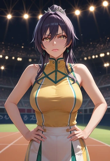 idolmaster,shirase_sakuya,athletic  - AI generated anime art