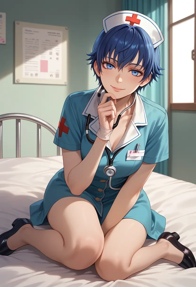 persona,shirogane_naoto,nurse  - 