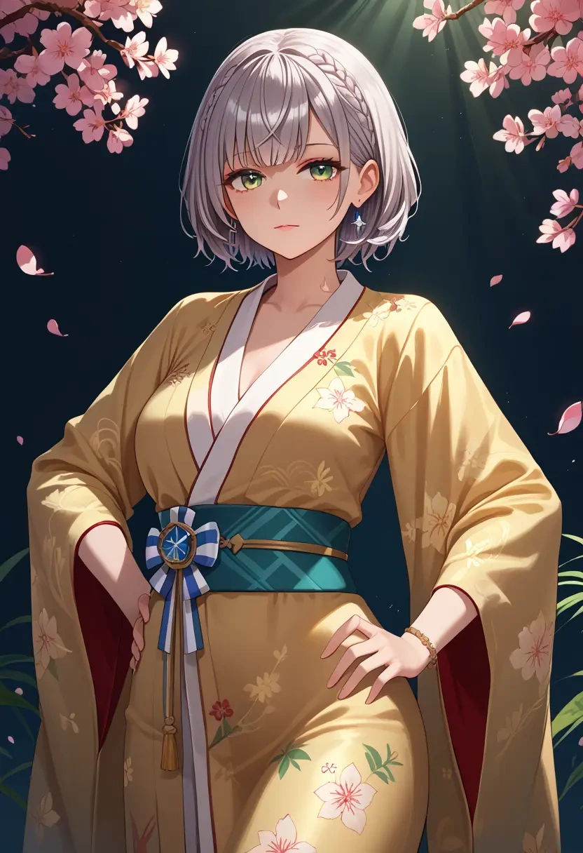 hololive,shirogane_noel,kimono  - 