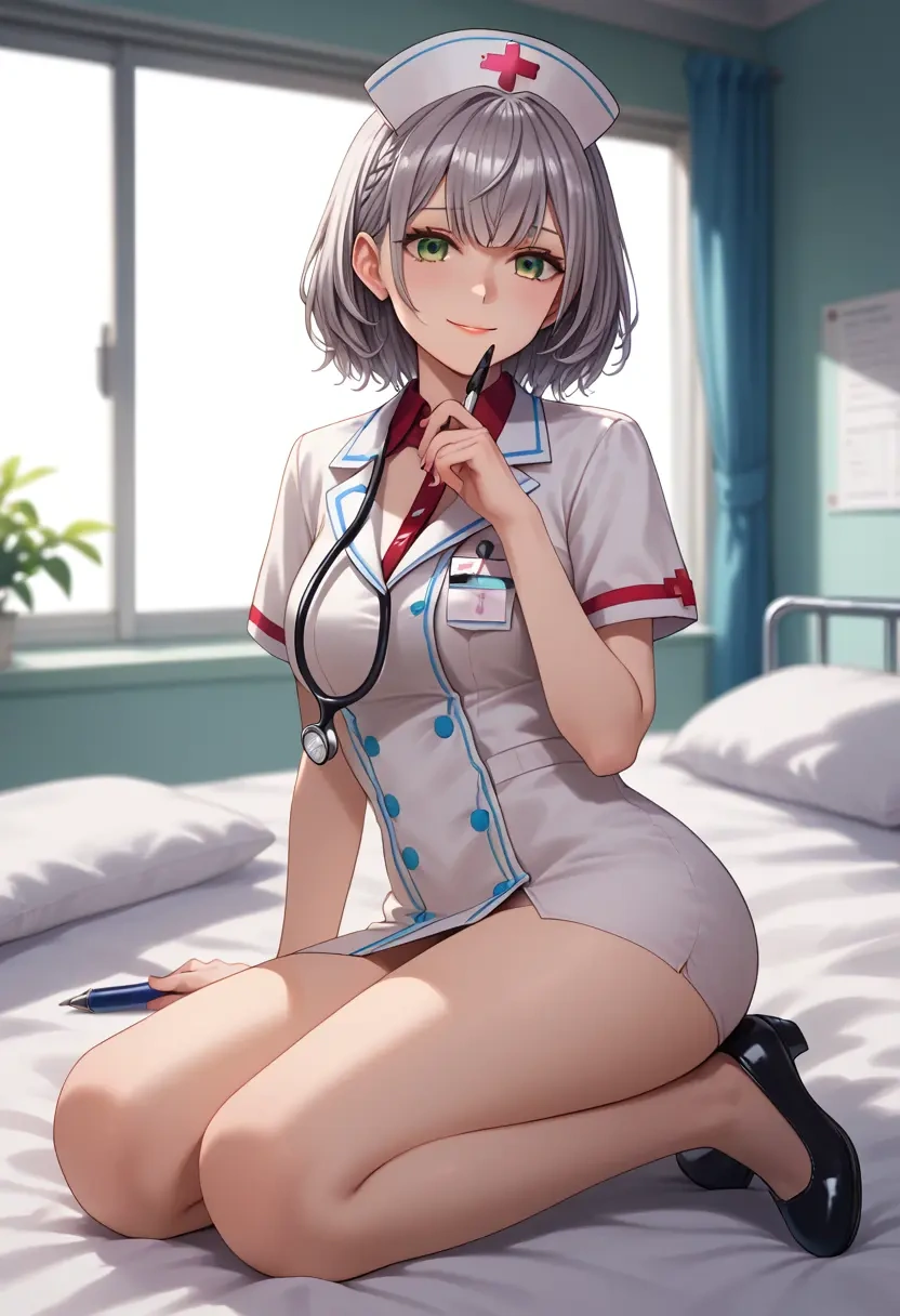 hololive,shirogane_noel,nurse  - 