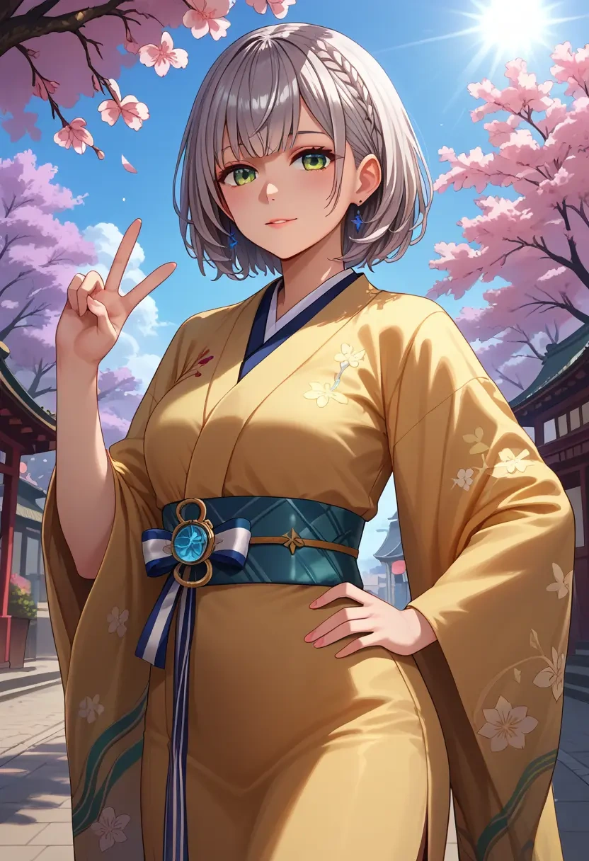 hololive,shirogane_noel,kimono  - 