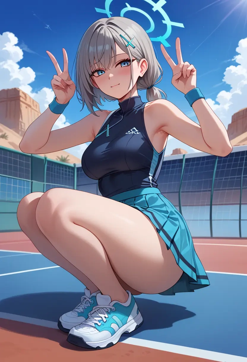 blue_archive,shiroko_terror_(blue_archive),tennis skirt  - 