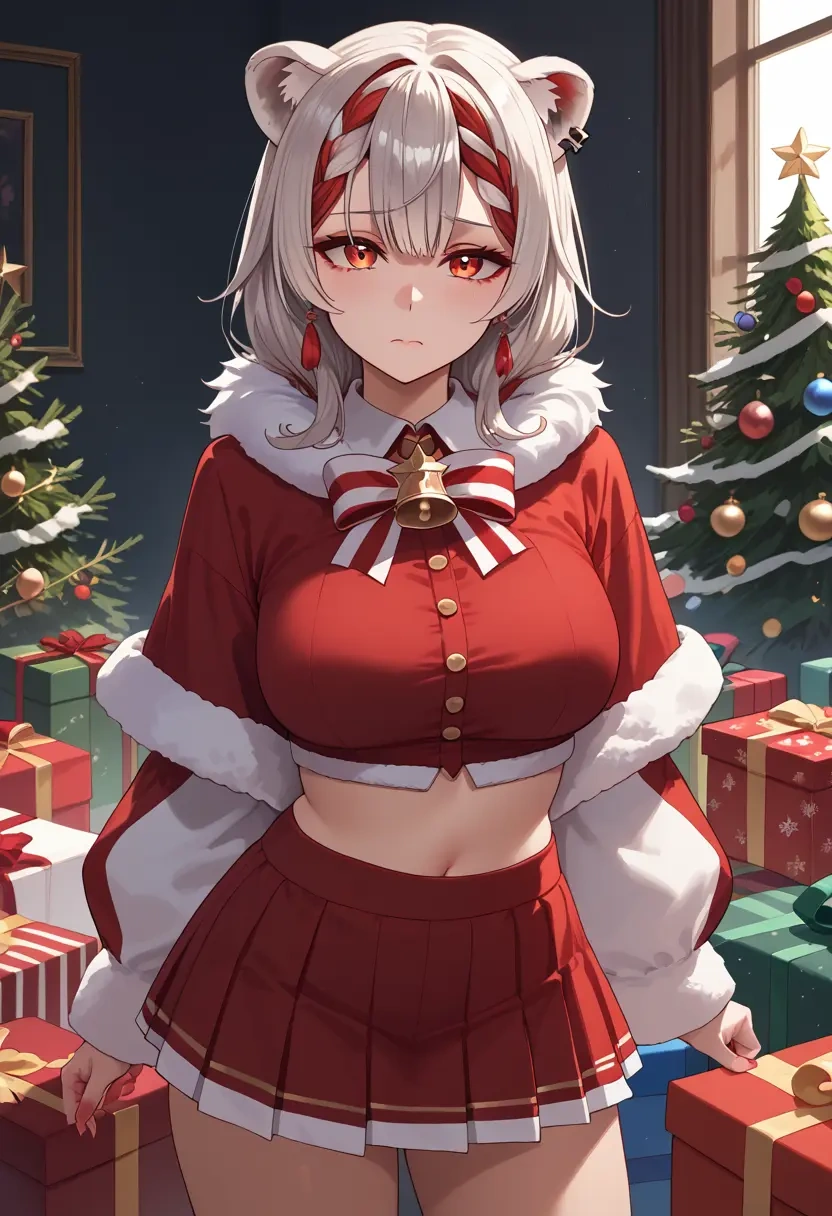 hololive,shishiro_botan,Christmas,skirt  - 