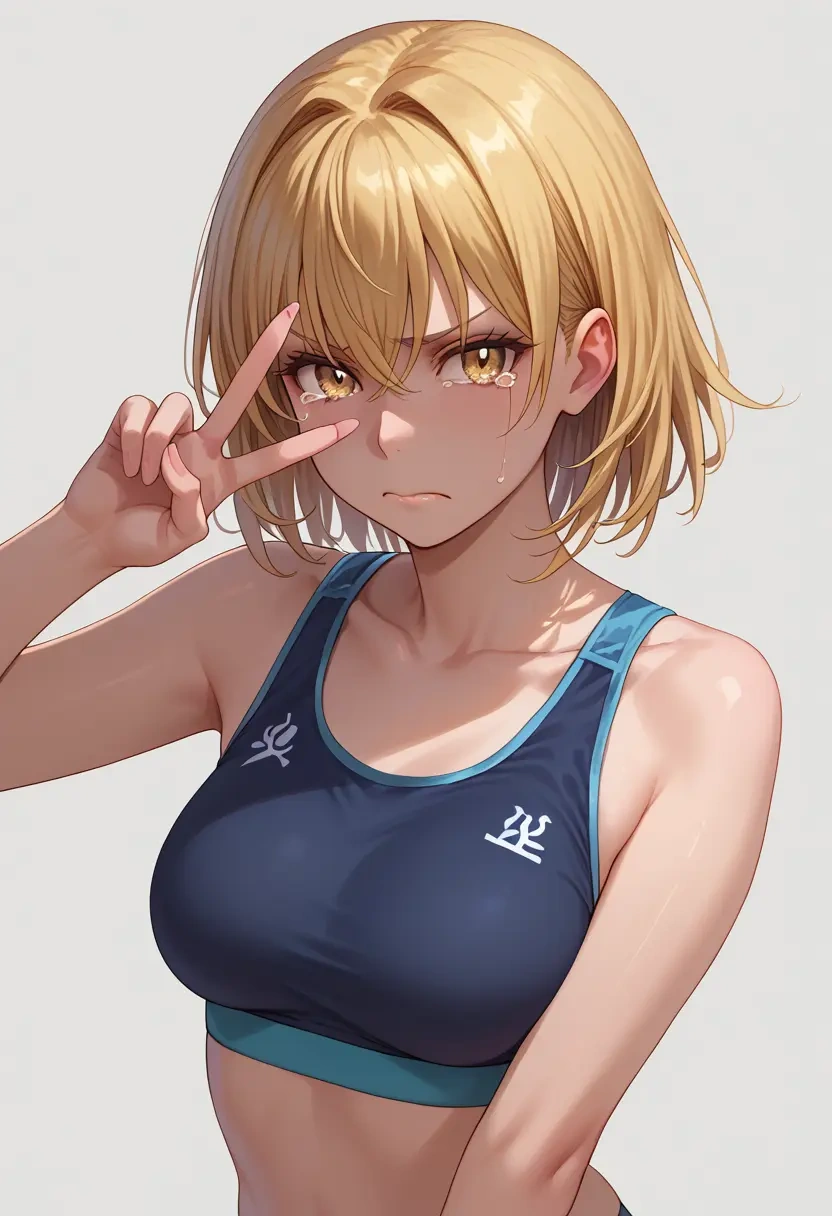 toaru_majutsu_no_index,shokuhou_misaki,sports bra,high-waisted leggings  - 