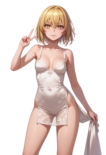 toaru_majutsu_no_index,shokuhou_misaki,silk slip dress  - AI generated anime art