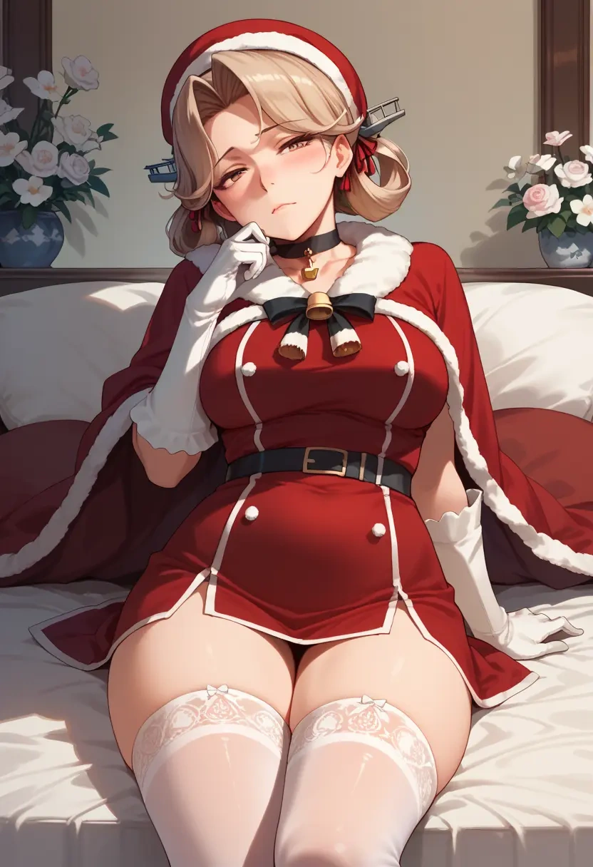 kantai_collection,shouhou_(kancolle),Christmas,sexy, stockings,  - 