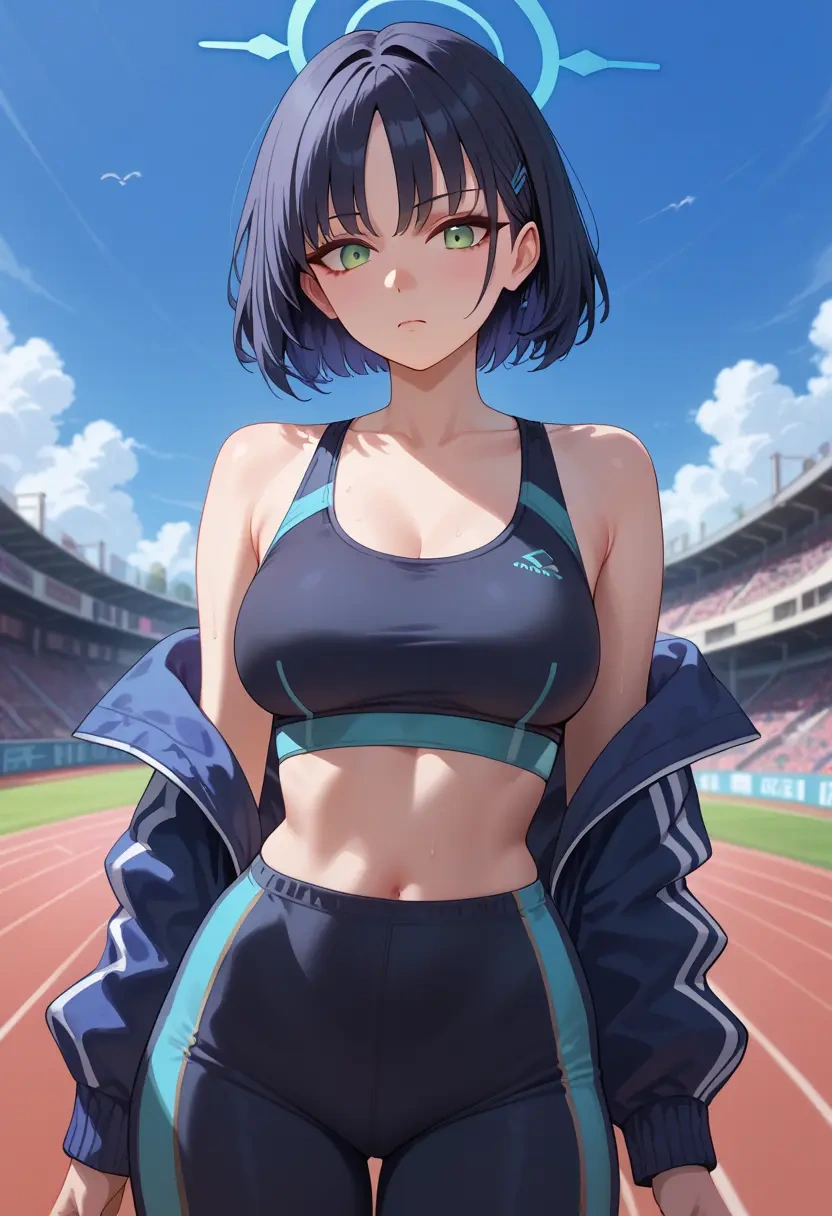 blue_archive,shun_(blue_archive),athletic,track suit  - 