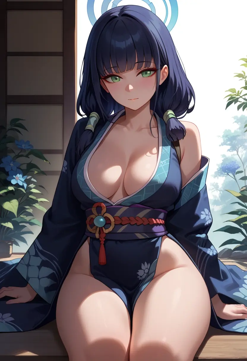 blue_archive,shun_(small)_(blue_archive),kimono,sexy  - 