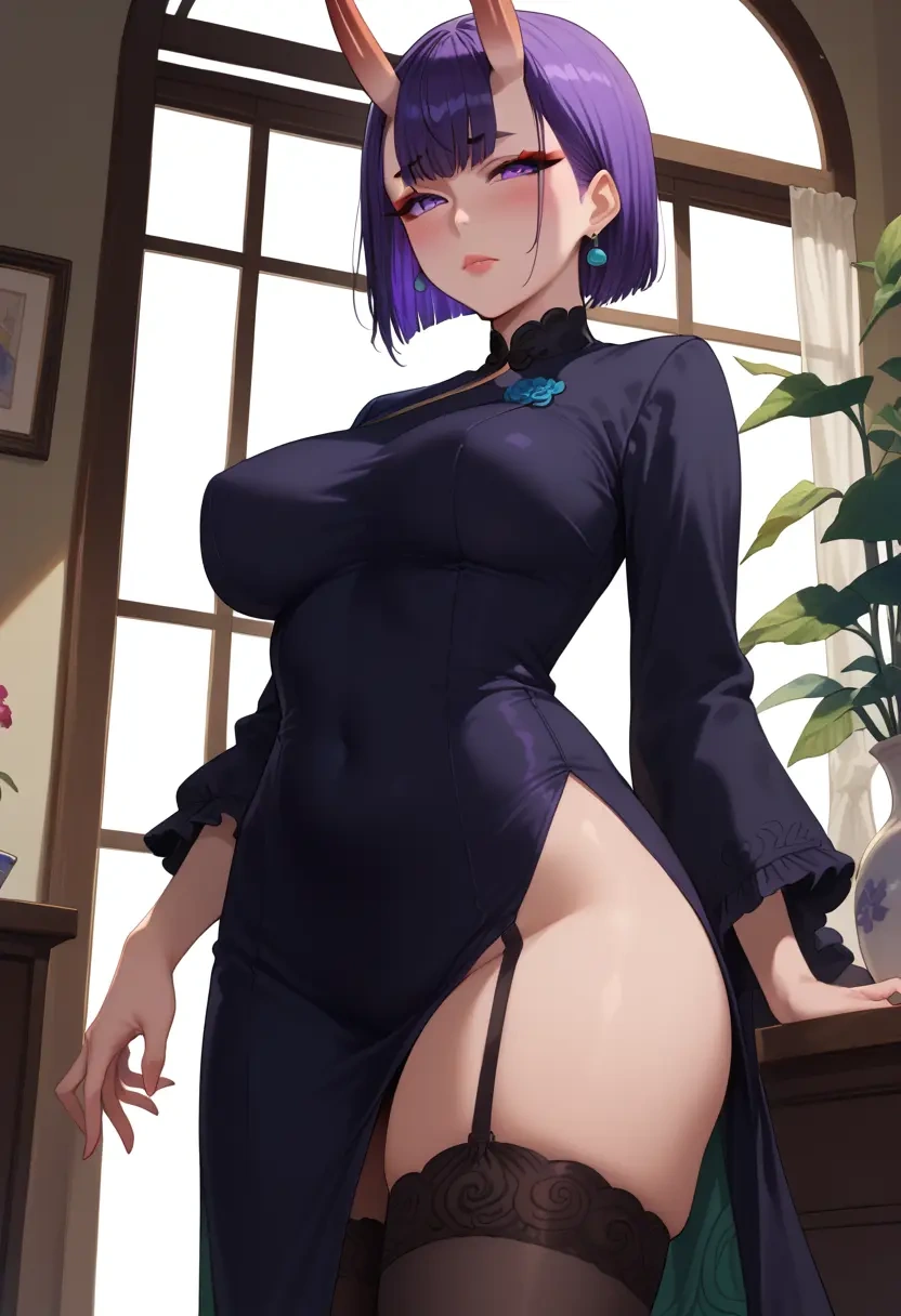 fate_(series),shuten_douji_(fate),secretary, stockings  - 