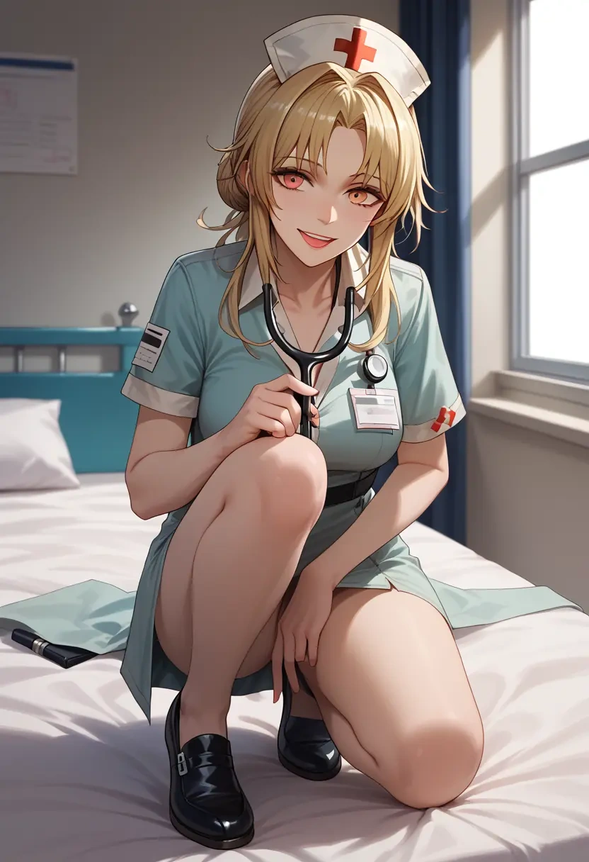 arknights,siege_(arknights),nurse  - 