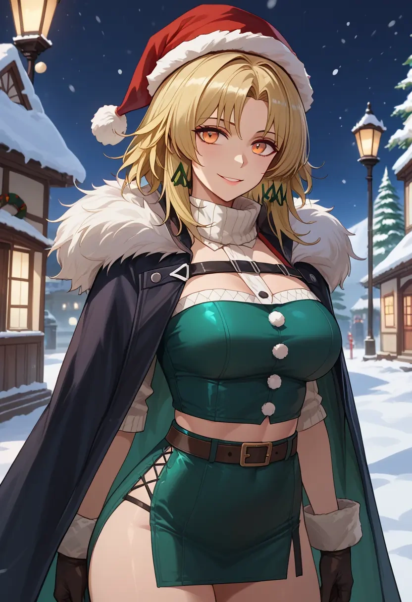 arknights,siege_(arknights),Christmas,dress  - 