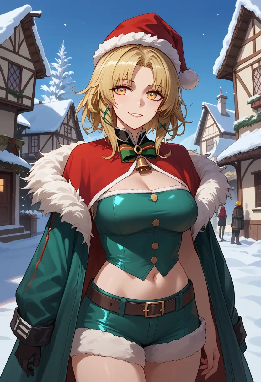 arknights,siege_(arknights),Christmas,dress  - 