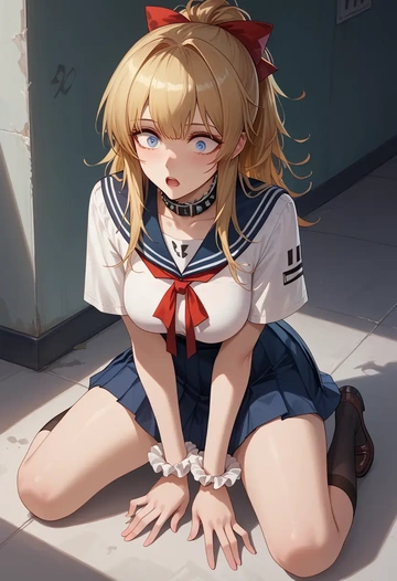 arknights,siege_(arknights),sailor, uniform  - AI generated anime art