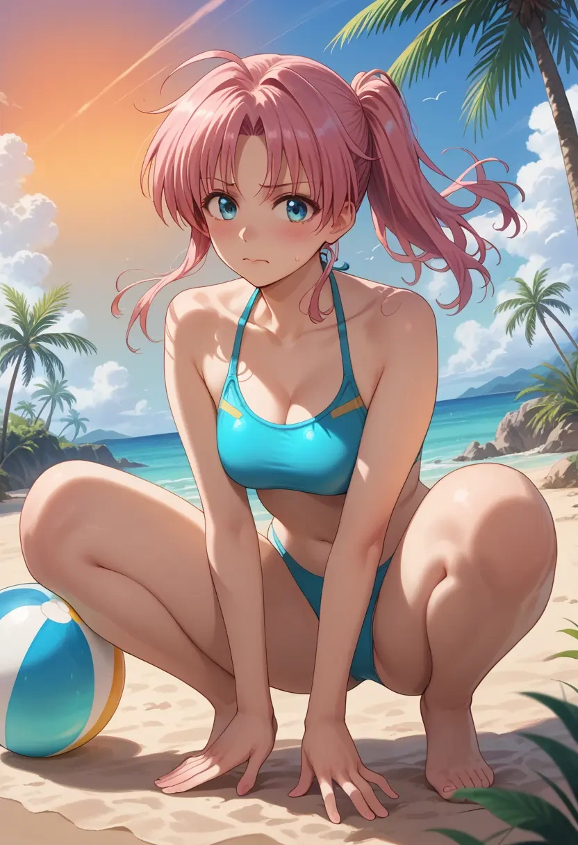 lyrical_nanoha,signum,bikini  - 