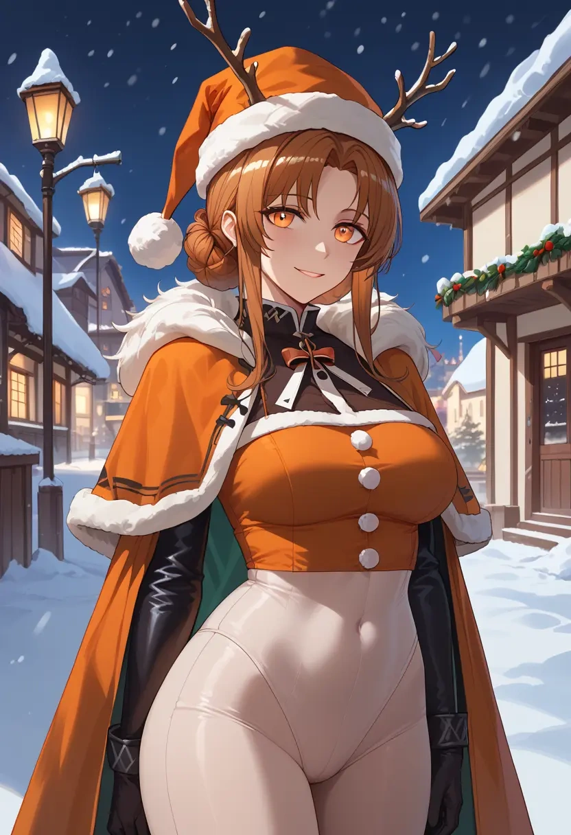 arknights,silence_(arknights),Christmas,dress  - 