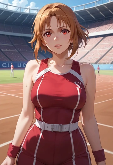 sword_art_online,silica,athletic  - AI generated anime art