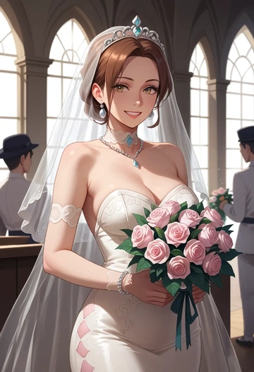 pokemon,silver_(pokemon),wedding  - AI generated anime art