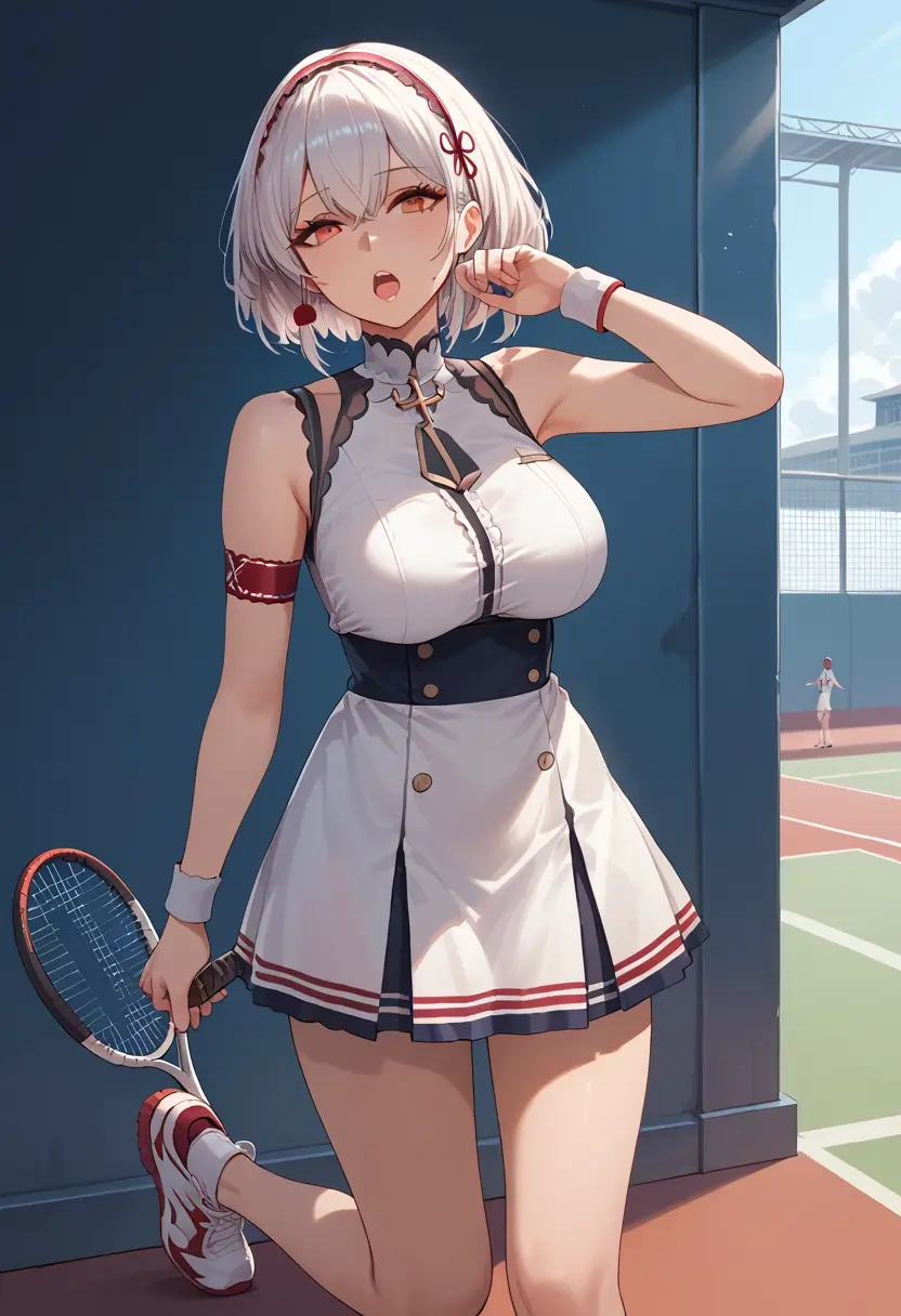 azur_lane,sirius_(azur_lane),tennis skirt  - 