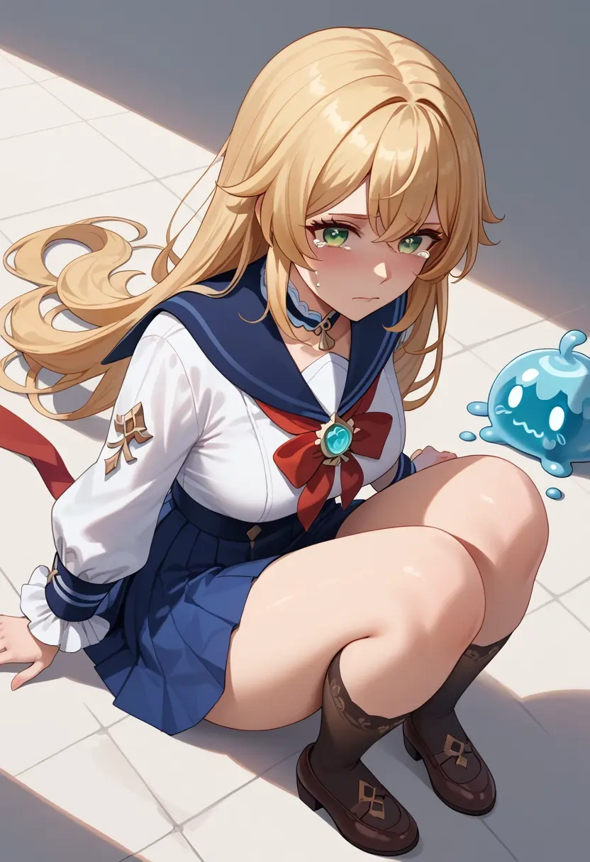 genshin_impact,slime_(genshin_impact),sailor, uniform  - 