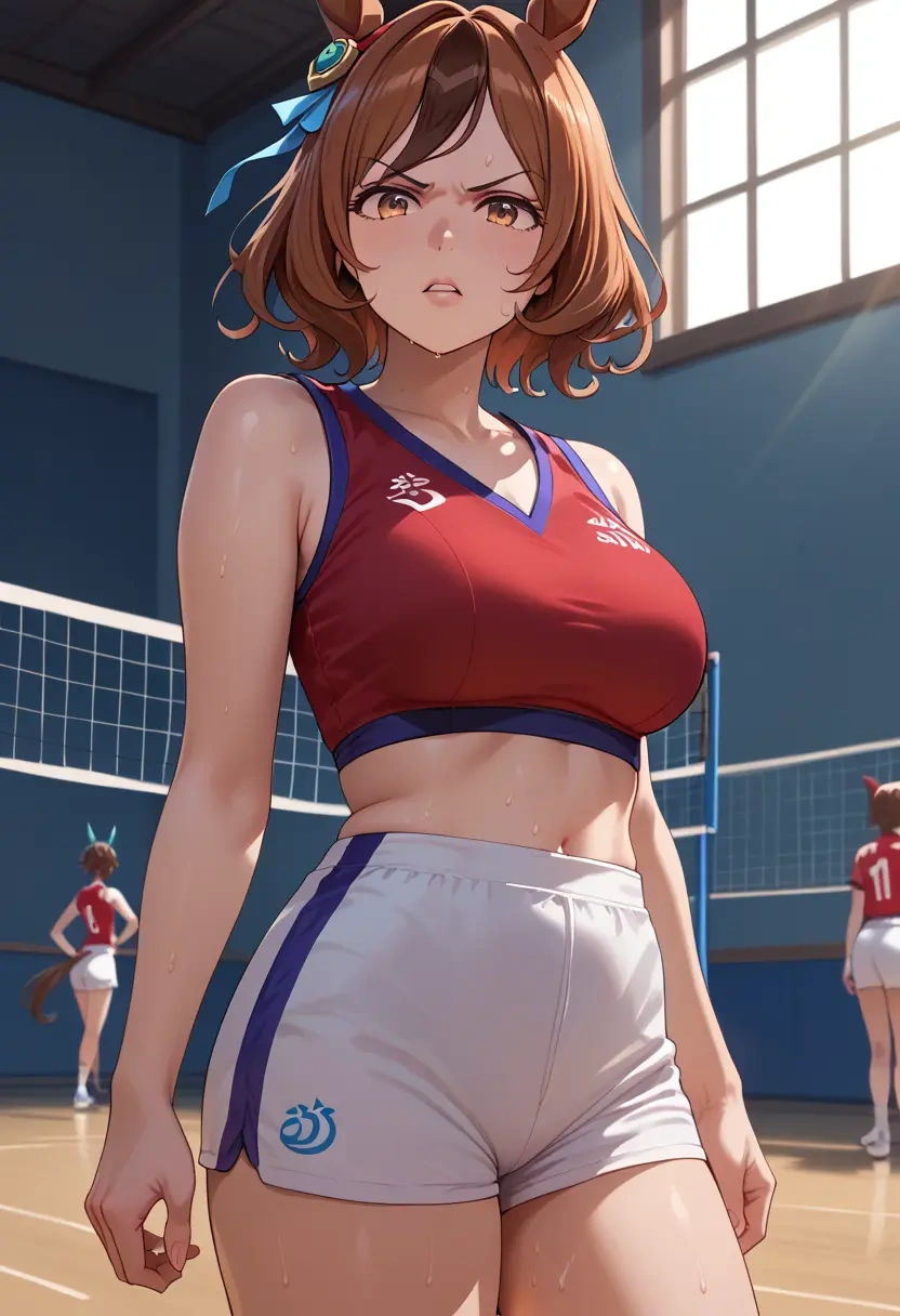 umamusume,smart_falcon_(umamusume),volleyball uniform  - 