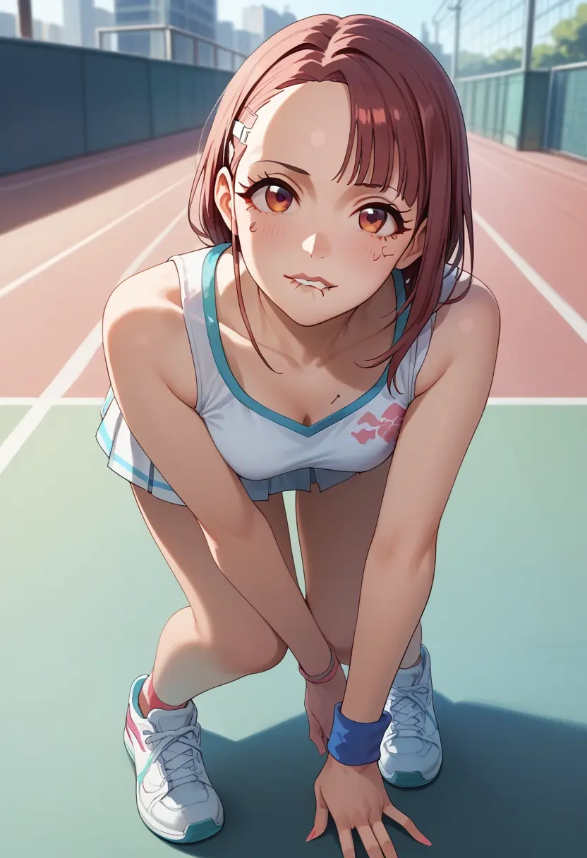 idolmaster,sonoda_chiyoko,tennis skirt  - 