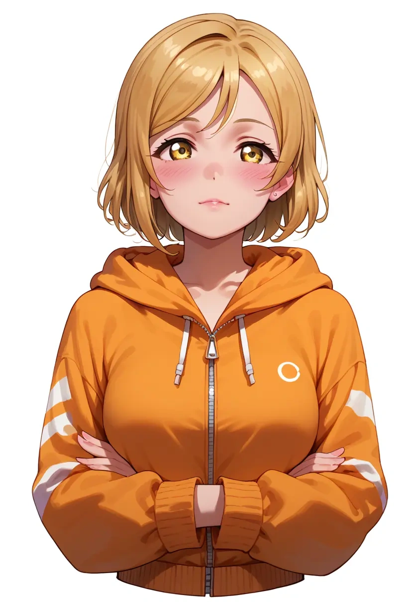 love_live,sonoda_umi,crop hoodie,shorts  - 