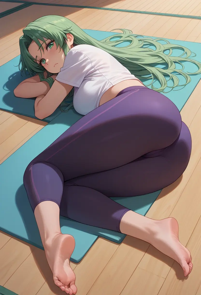 higurashi_no_naku_koro_ni,sonozaki_mion,yaga pants  - 