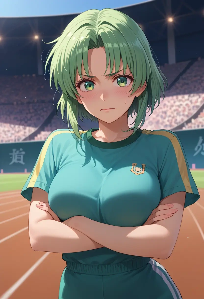 higurashi_no_naku_koro_ni,sonozaki_mion,athletic  - 