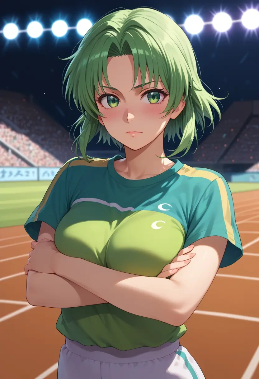 higurashi_no_naku_koro_ni,sonozaki_shion,athletic  - 