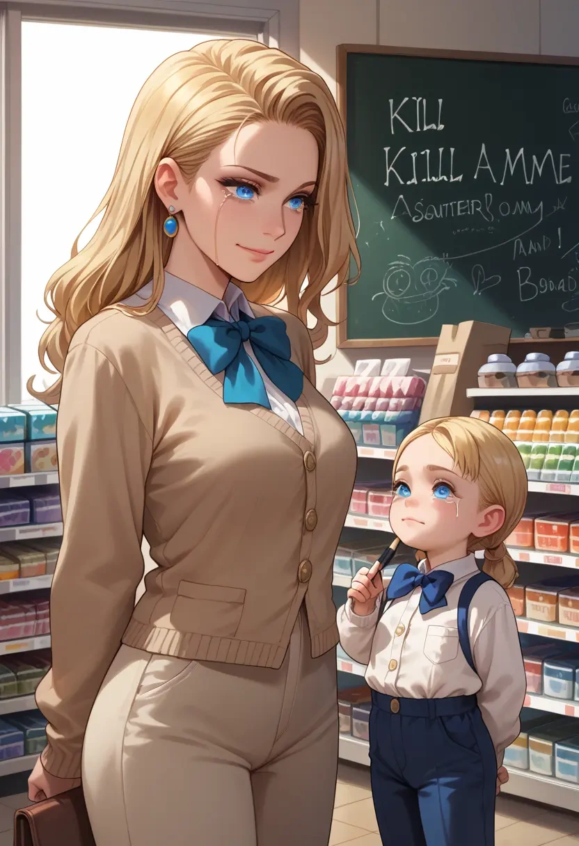 kill_me_baby,sonya_(kill_me_baby),teacher, sweater  - 