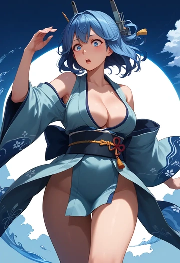 kantai_collection,souryuu_(kancolle),kimono,sexy  - AI generated anime art