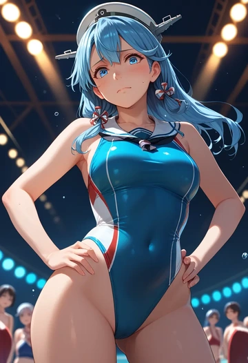 kantai_collection,souryuu_(kancolle),swimsuit,sexy  - AI generated anime art