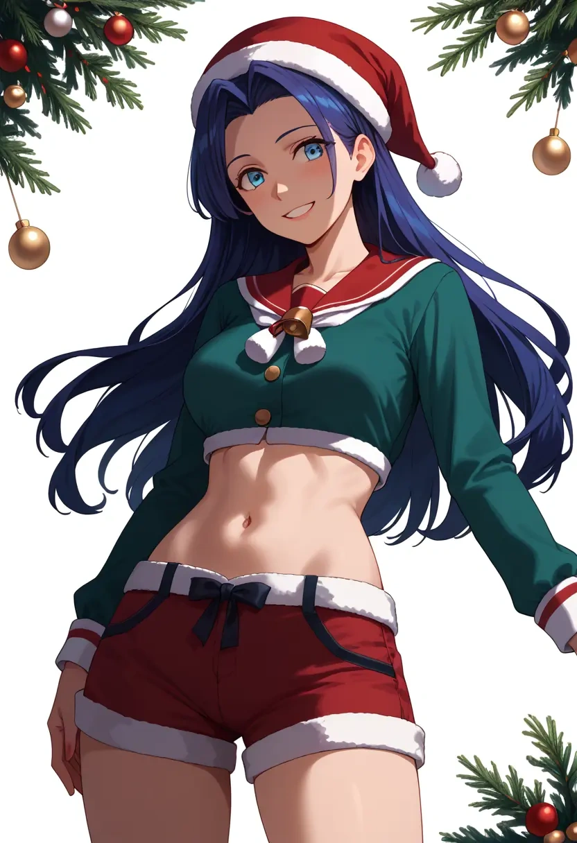 kantai_collection,souryuu_(kancolle),Christmas,red velvet shorts  - 