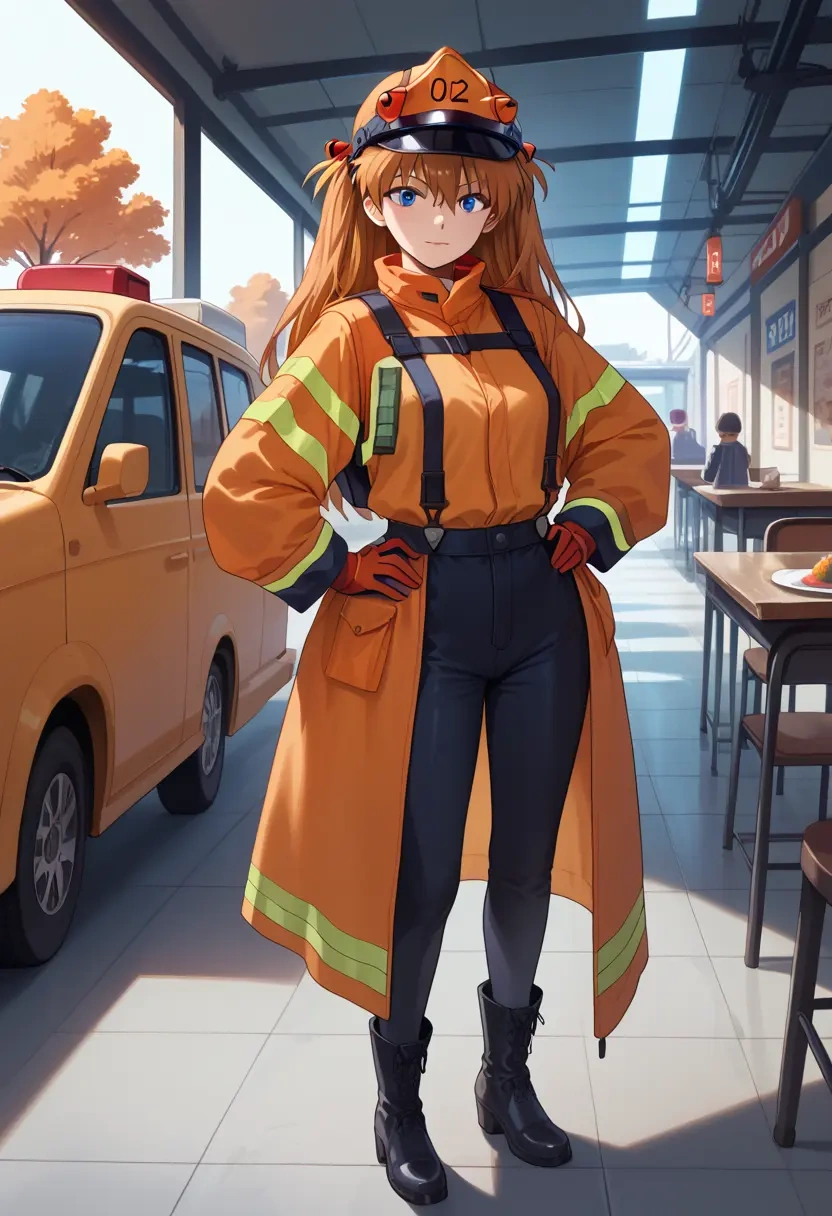 neon_genesis_evangelion,souryuu_asuka_langley,firefighter  - 