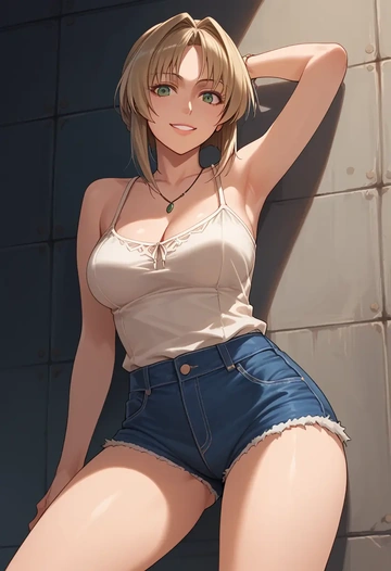 rozen_maiden,souseiseki,shorts,sexy  - AI generated anime art