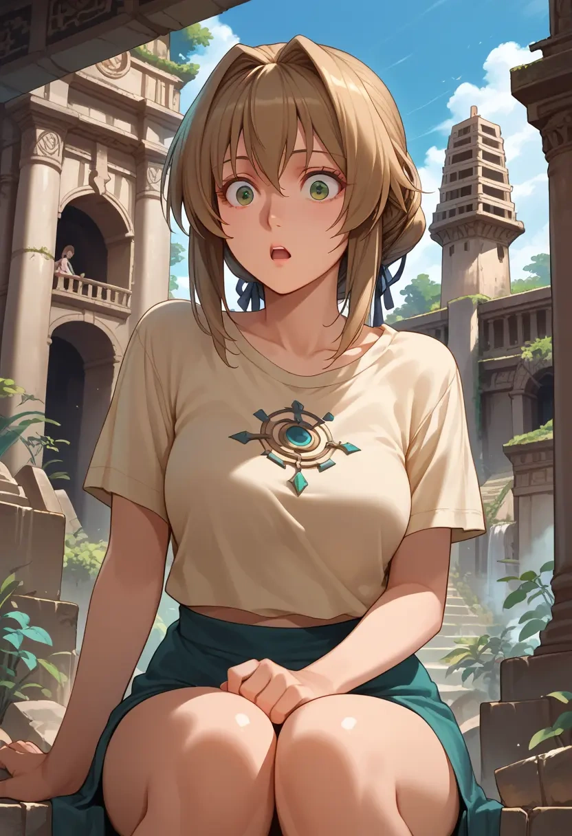 rozen_maiden,souseiseki,crop graffiti tee,dolphin shorts  - 