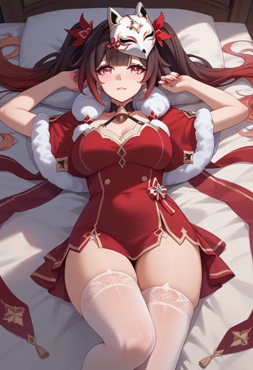 star rail,sparkle,Christmas,sexy, stockings,  - AI generated anime art