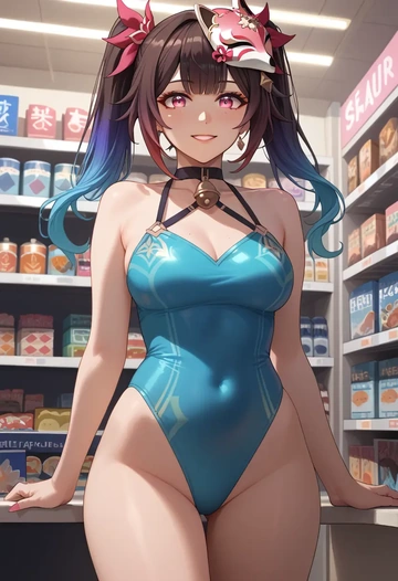 star rail,sparkle,swimsuit,sexy  - AI generated anime art