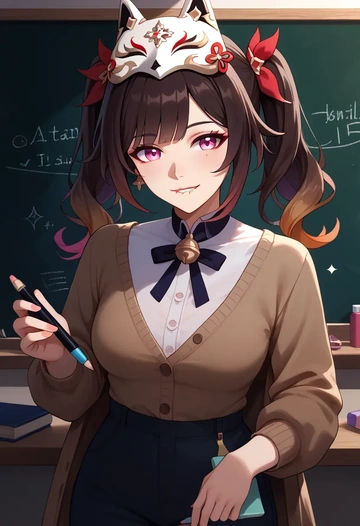 star rail,sparkle,teacher, sweater  - AI generated anime art