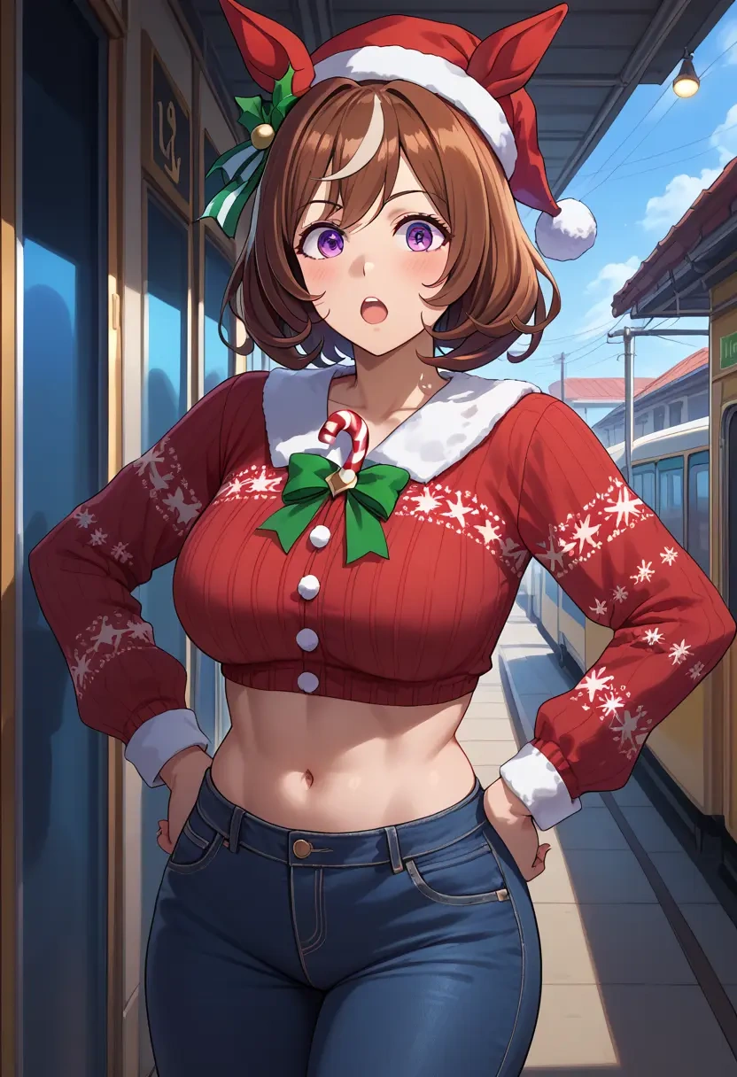 umamusume,special_week_(umamusume),Christmas  - 