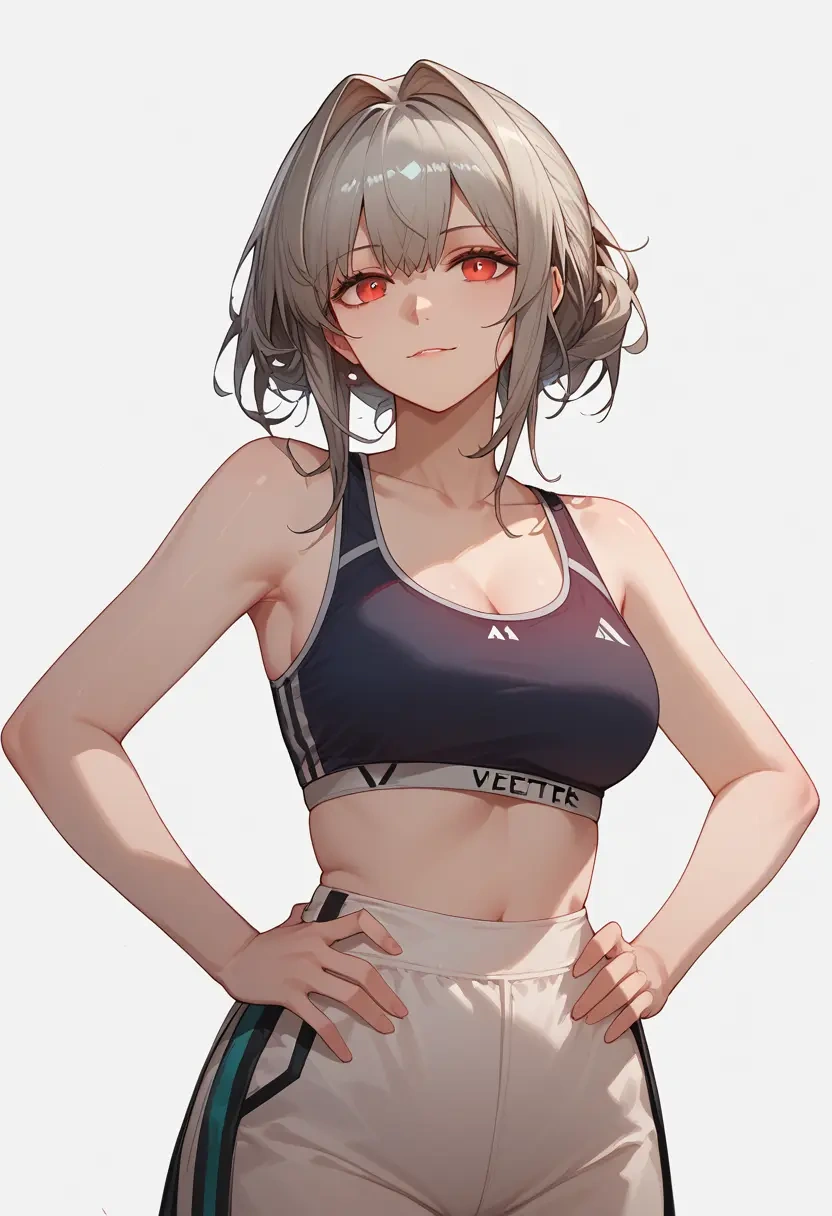 arknights,specter_(arknights),sports bra,high-waisted leggings  - 