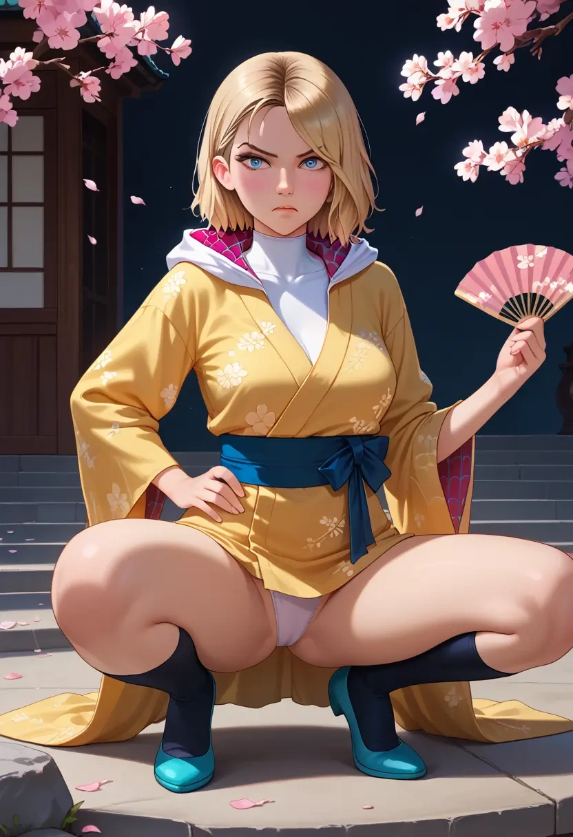 marvel,spider_gwen,kimono  - 