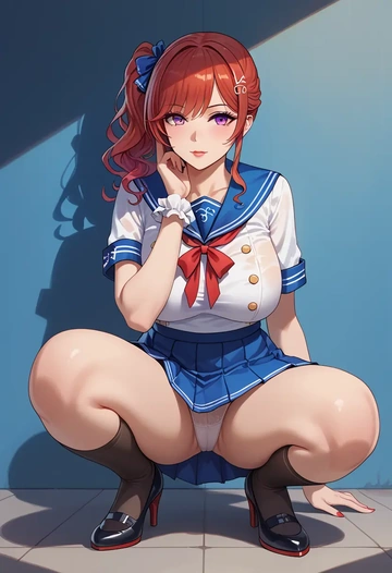 azur_lane,st._louis_(azur_lane),sailor, uniform  - AI generated anime art