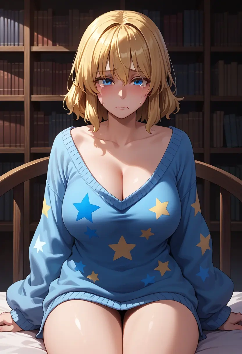 touhou,star_sapphire,sweater  - 