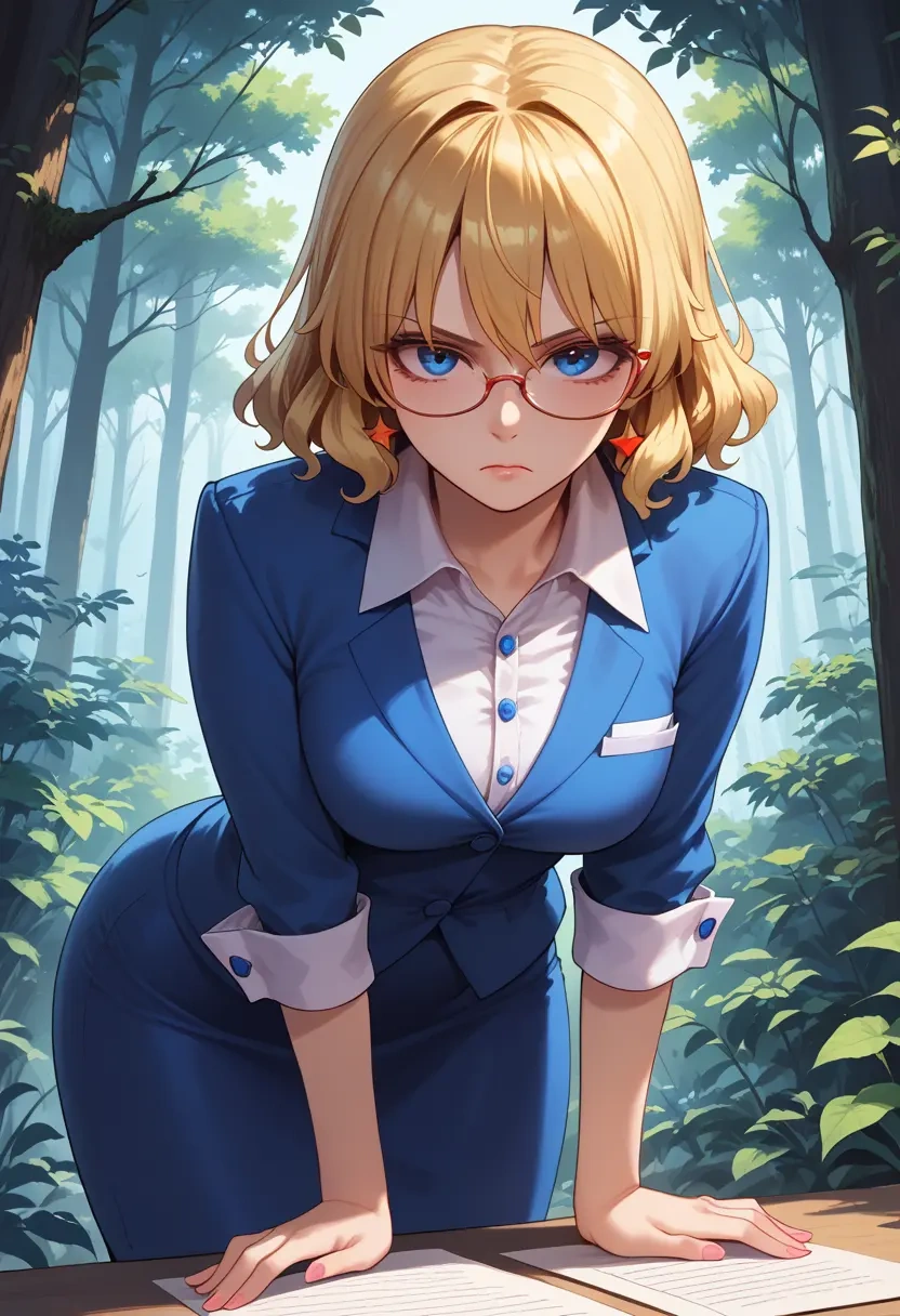 touhou,star_sapphire,OL, glasses,  - 