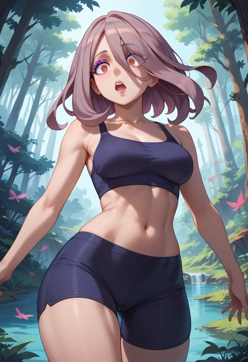 little_witch_academia,sucy_manbavaran,yoga shorts  - 