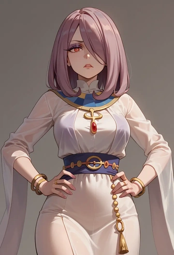 little_witch_academia,sucy_manbavaran,Egyptian  - AI generated anime art